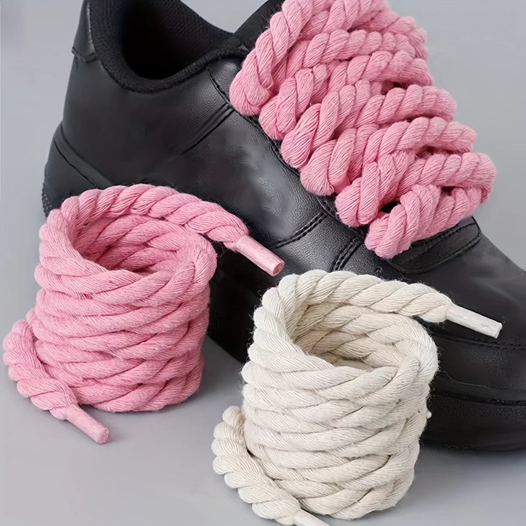 Handmade Braided Nylon Shoelaces – Durable Round Canvas Shoe Laces Braided Shoelaces Babs