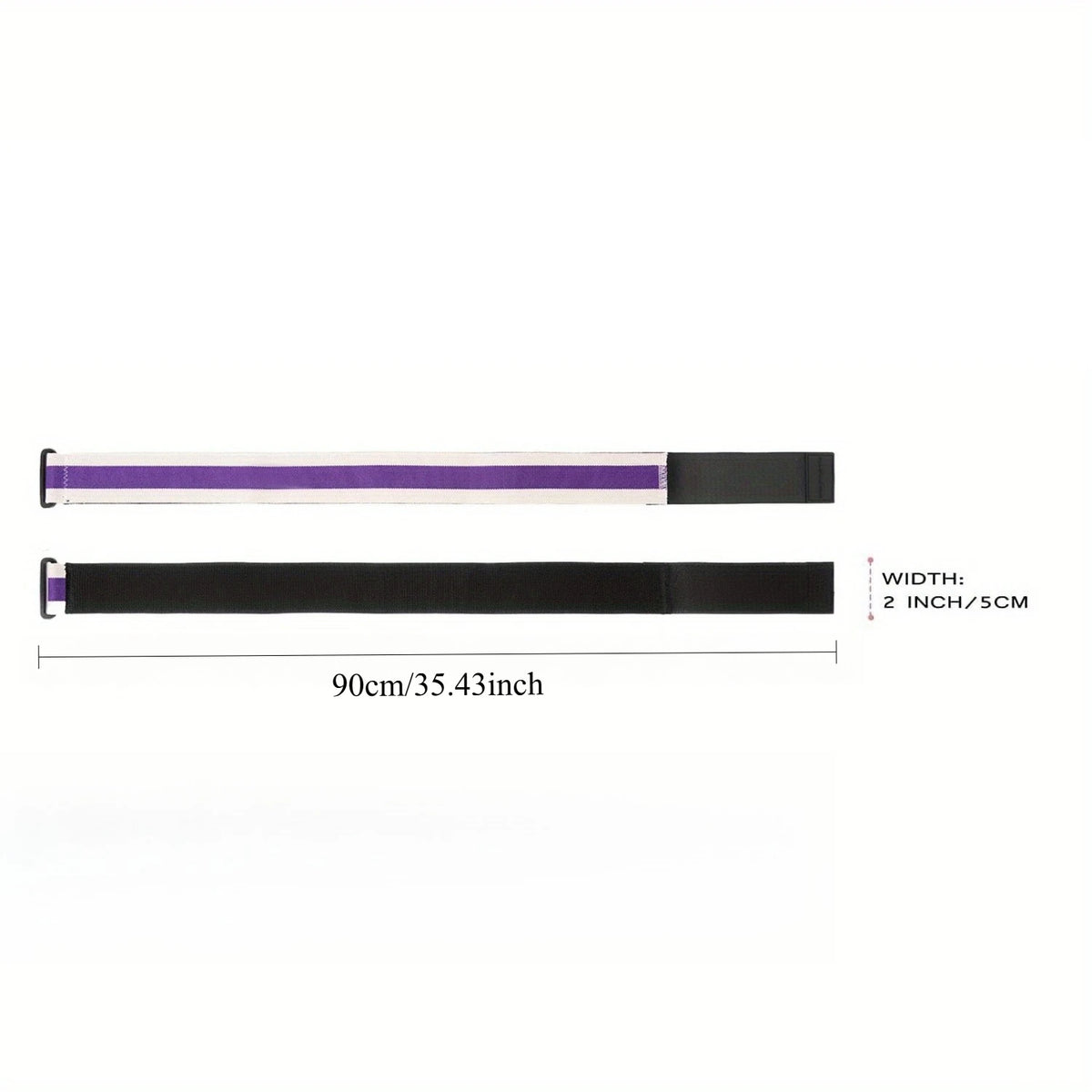 Women's Hip Resistance Band – Medium Tension, Black & Pink Hip Resistance Band Babs
