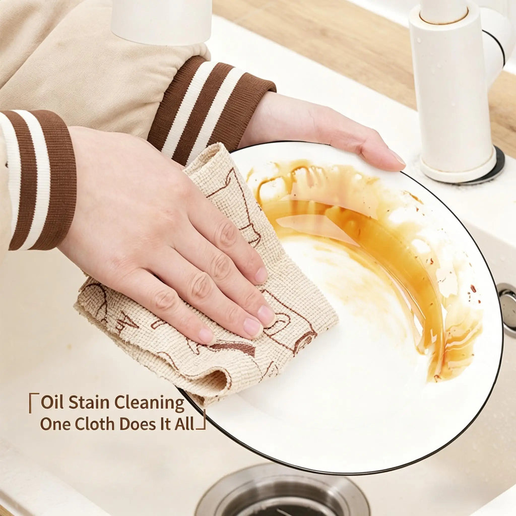 20Pcs Tearable Microfiber Kitchen Cleaning Cloths & Dish Towels Kitchen Cleaning Cloths Babs