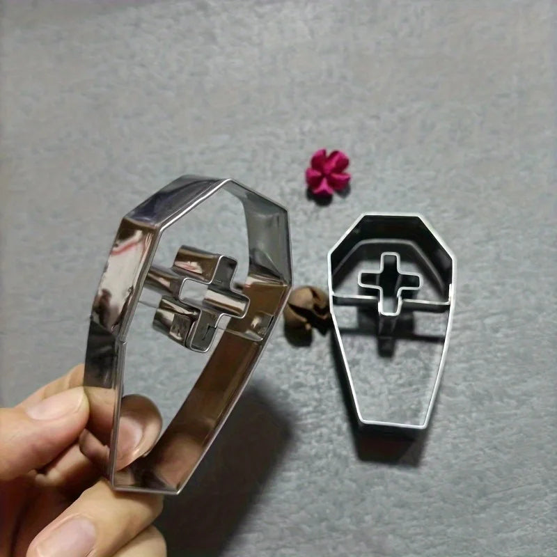 Coffin Cookie Cutter Stainless Steel – Halloween Biscuit Mold Cookie Cutter Babs