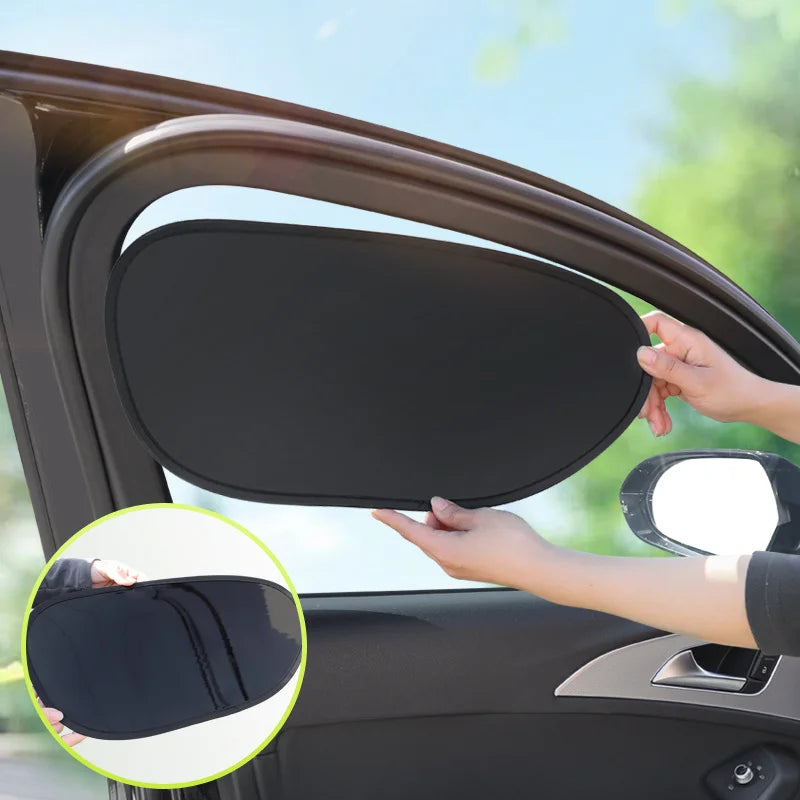 Car Side Window Sun Shade – Heat Blocking Cooling Curtain Car Window Sun Shade Babs