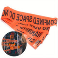 Halloween Zombie Caution Tape 6M – Fright Party Decoration Halloween Decoration Tape Babs orange
