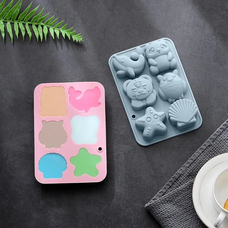 Cute Zoo Silicone Mold – DIY Soap, Gypsum & Resin Craft Silicone Craft Mold Babs