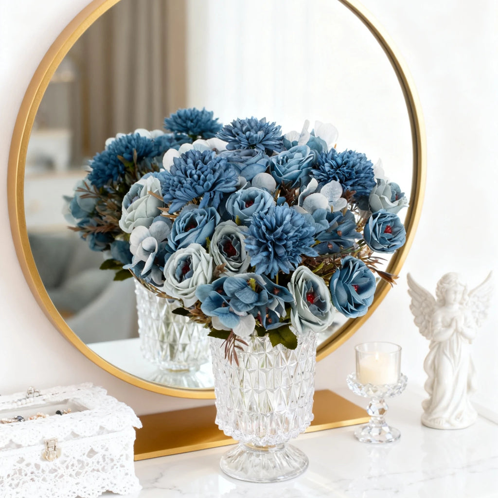 Artificial Silk Rose Bouquet – Indoor & Outdoor DIY Decor Artificial Silk Flowers Babs