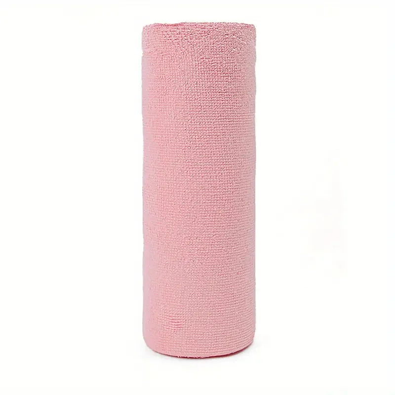 Reusable Microfiber Cleaning Wipes – 20pc Roll Kitchen Towels Microfiber Cleaning Wipes Babs Pink 20pcs roll