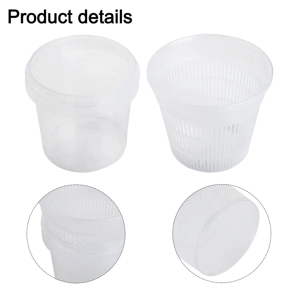 Self-Watering Orchid Pot | Transparent Plastic Planter with Holes Self-Watering Planter Babs