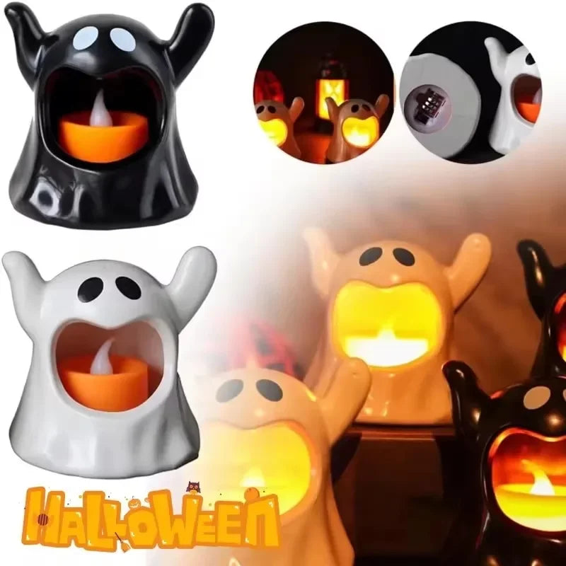 LED Ghost Candle Lamp – Halloween & Festival Party Decor LED Halloween Decor Babs