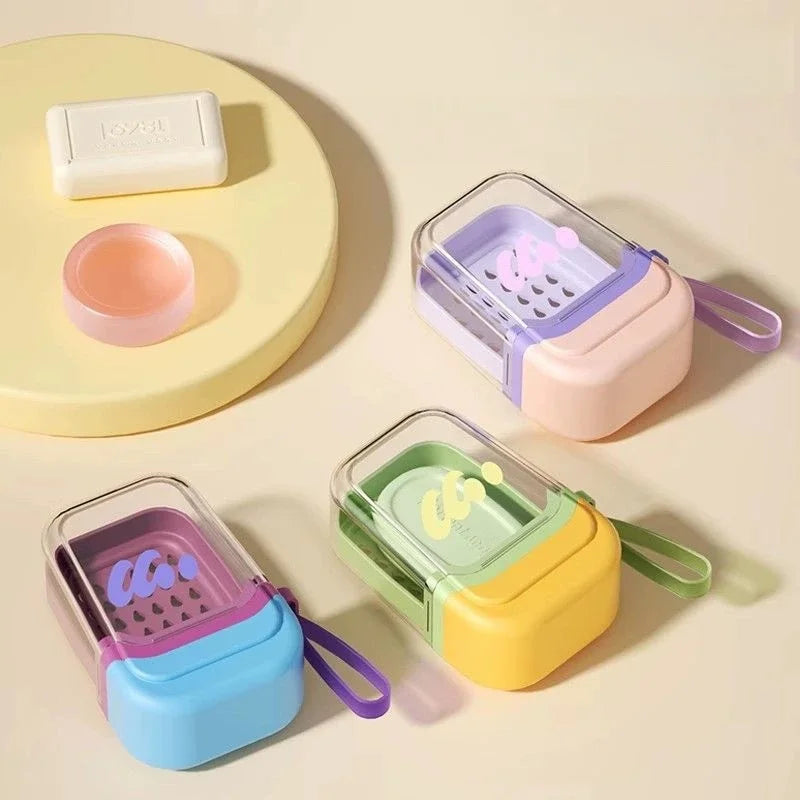 Leakproof Soap Case with Lid – Travel, Camping & Gym Travel Soap Case Babs