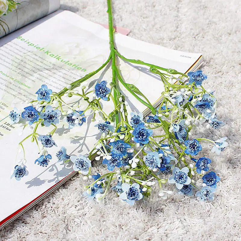Artificial Gypsophila Baby's Breath Bouquet – Wedding Décor Artificial Flower Bouquet Babs color 3 3 pcs