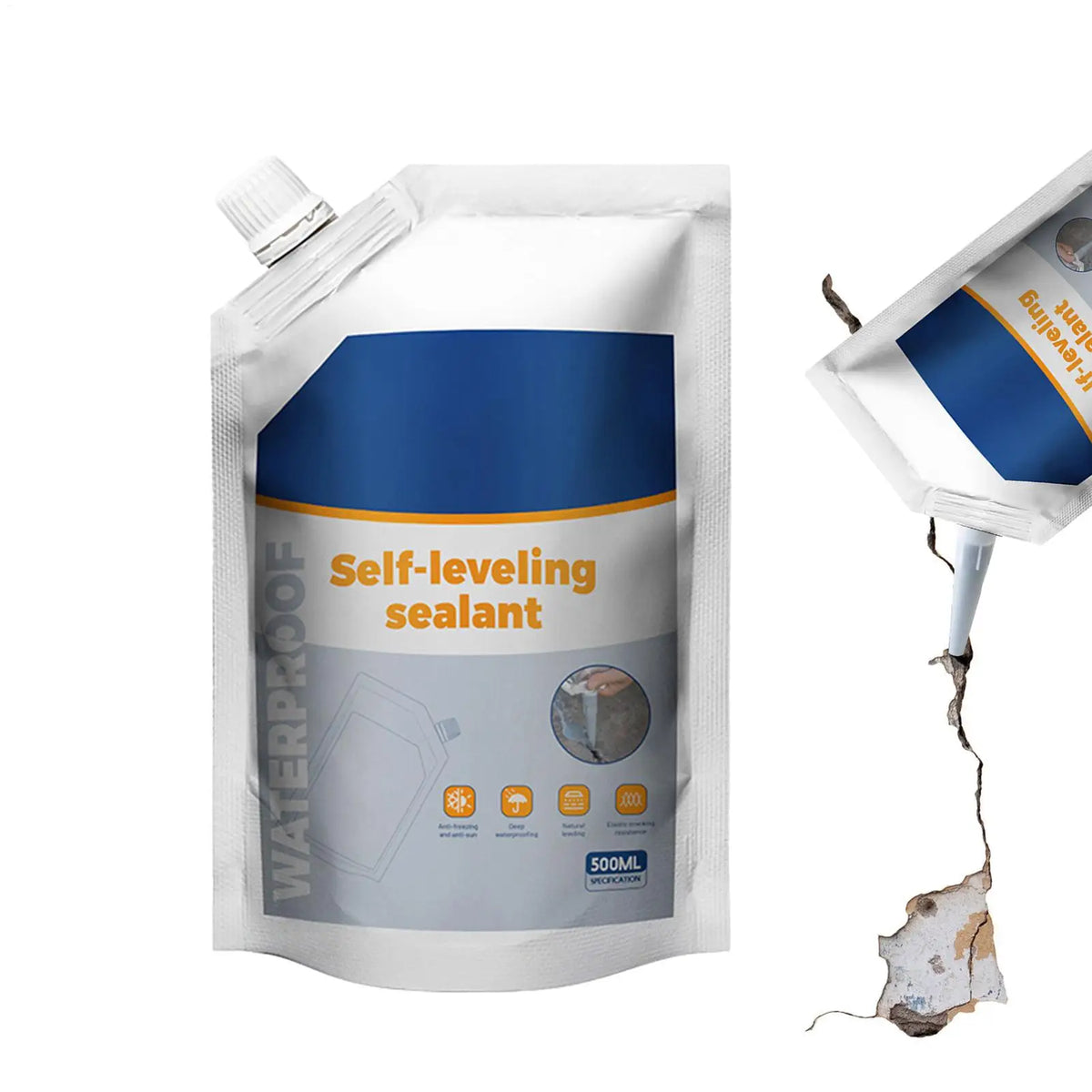 Heavy-Duty Concrete Crack Repair Grouting Adhesive 500ml Concrete Crack Sealant Babs