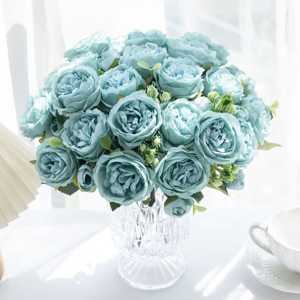 Artificial Silk Peony Bouquet – Wedding & Home Décor Artificial Flower Bouquet Babs