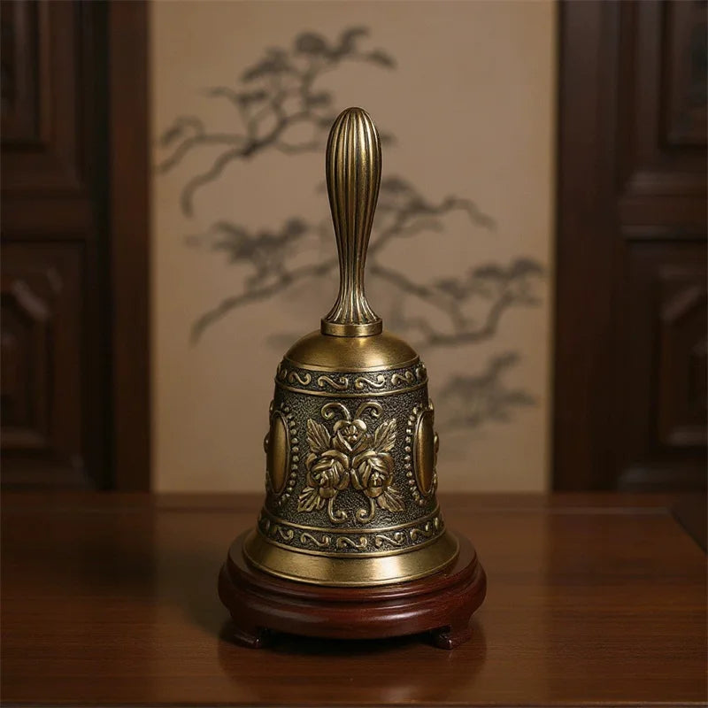 Retro Copper Hand-Shaken Bell – Dining, Classroom & Call Bell Copper Hand Bell Babs