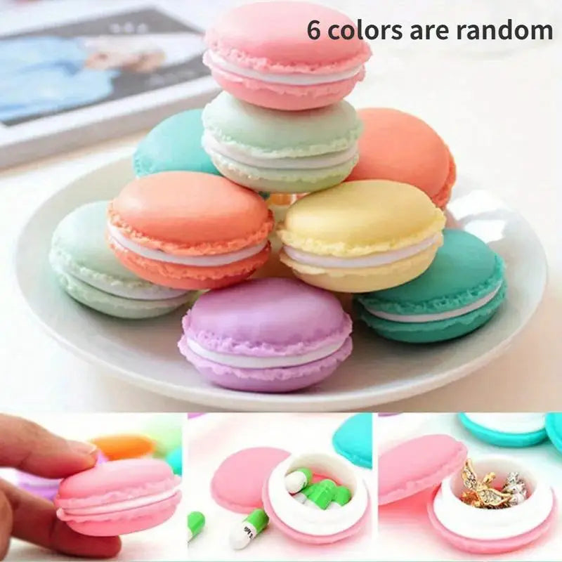 6-Color Macaron Storage Box | Mini Portable Jewelry Organizer Mini Storage Organizer Babs