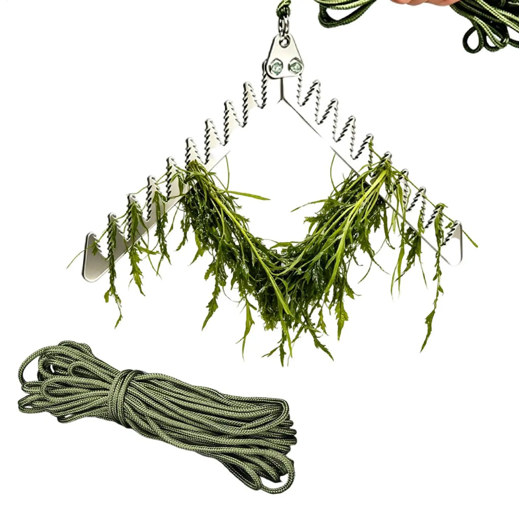 Foldable Pond Grass Cutter Aquatic Rake with 20m Rope Aquatic Weed Rake Babs