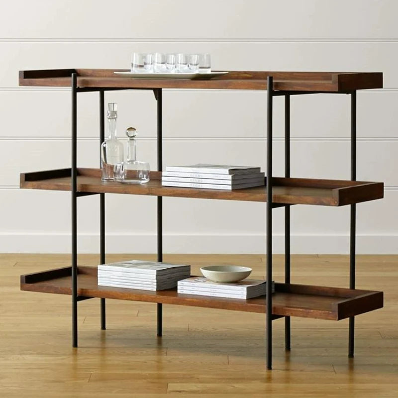 Nordic 3-Tier Wooden Storage Rack | Modern Minimalist Shelf Wooden Storage Rack Babs