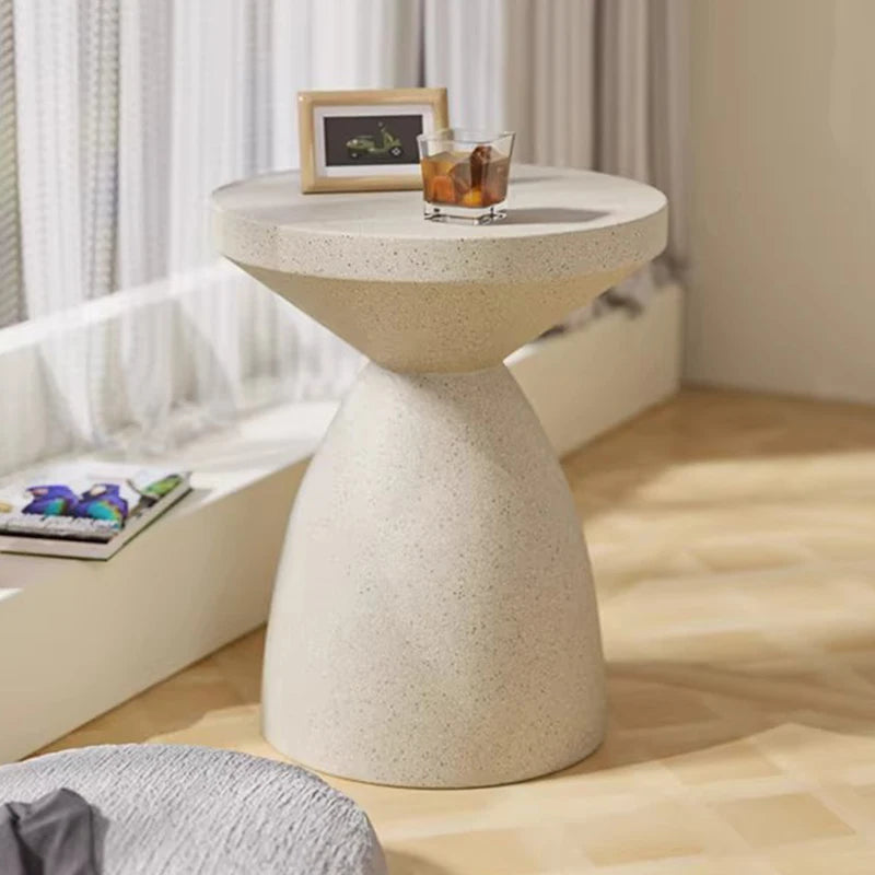Modern Round Mini Coffee Table – Minimalist Luxury Side Table Round Coffee Table Babs
