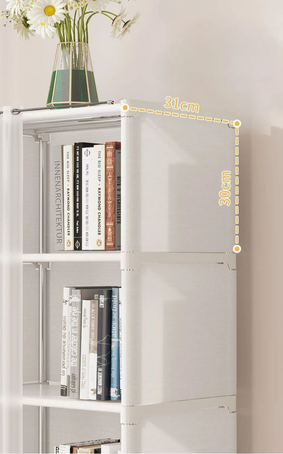 Dustproof Cloth Wardrobe – 5/6-Layer High-Capacity Storage Rack Cloth Wardrobe Babs