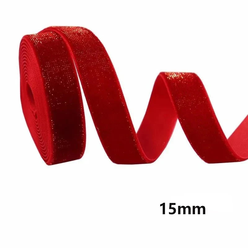 5m Red Silk Ribbon for Christmas, Gift Wrapping & DIY Crafts Decorative Craft Ribbon Babs 15mm 5m