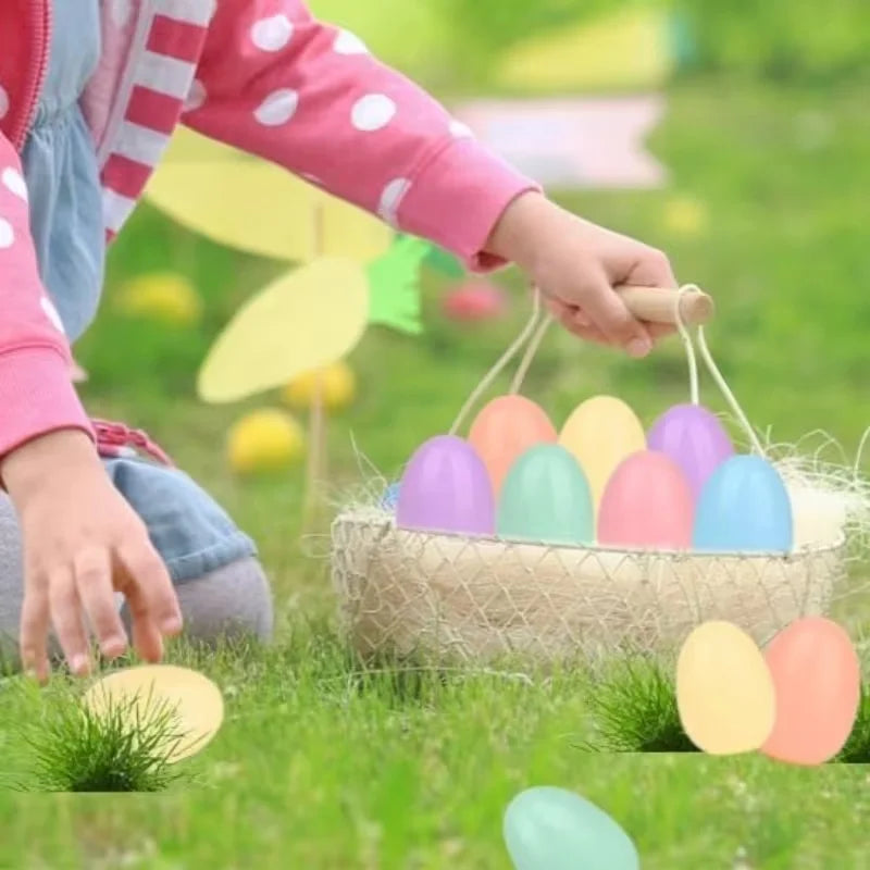 36Pcs Colorful Fillable Plastic Easter Eggs – Hunt & Party Easter Egg Set Babs