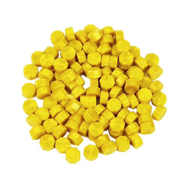 100Pcs Retro Colored Wax Seal Beads – Wedding & Scrapbooking Wax Seal Beads Babs M19