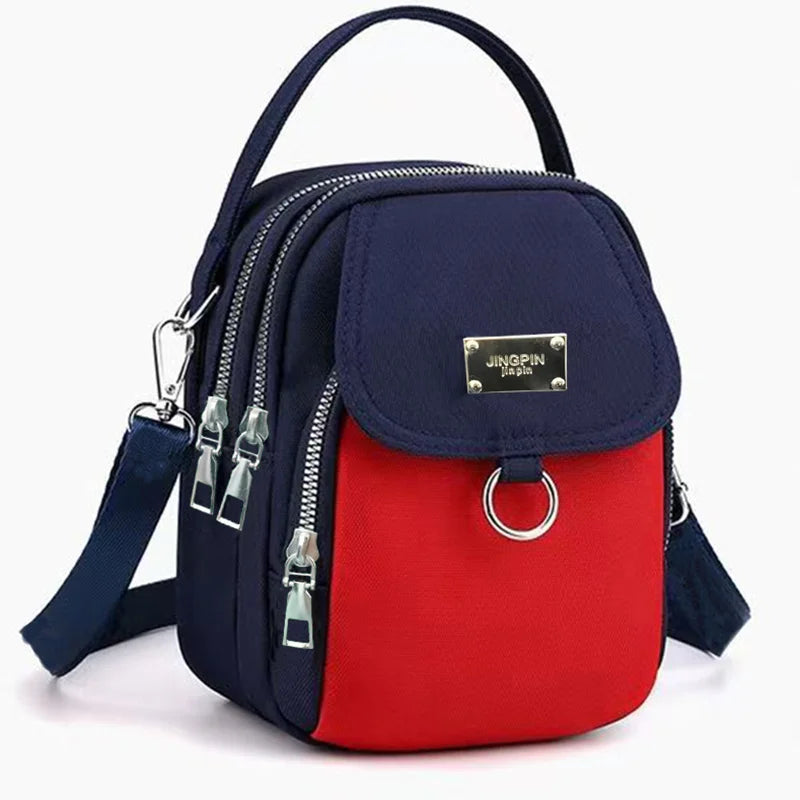 Women's Lightweight Solid Color Crossbody Shoulder Bag Crossbody Shoulder Bag Babs Red blue