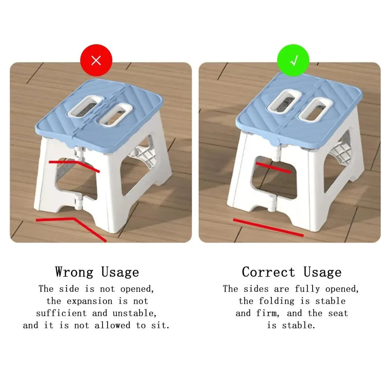 Portable Folding Stool – Camping, Fishing, Kids & Home Use Folding Stool Babs