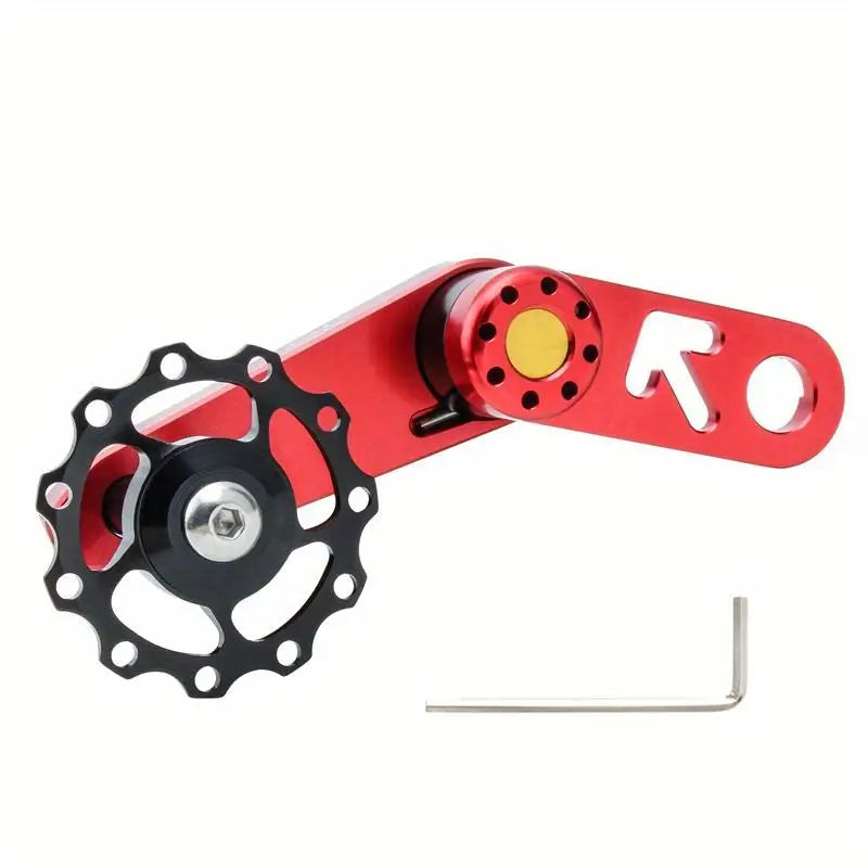 Folding Bike Chain Tensioner – Single Speed Chain Guide Bike Chain Tensioner Babs Red