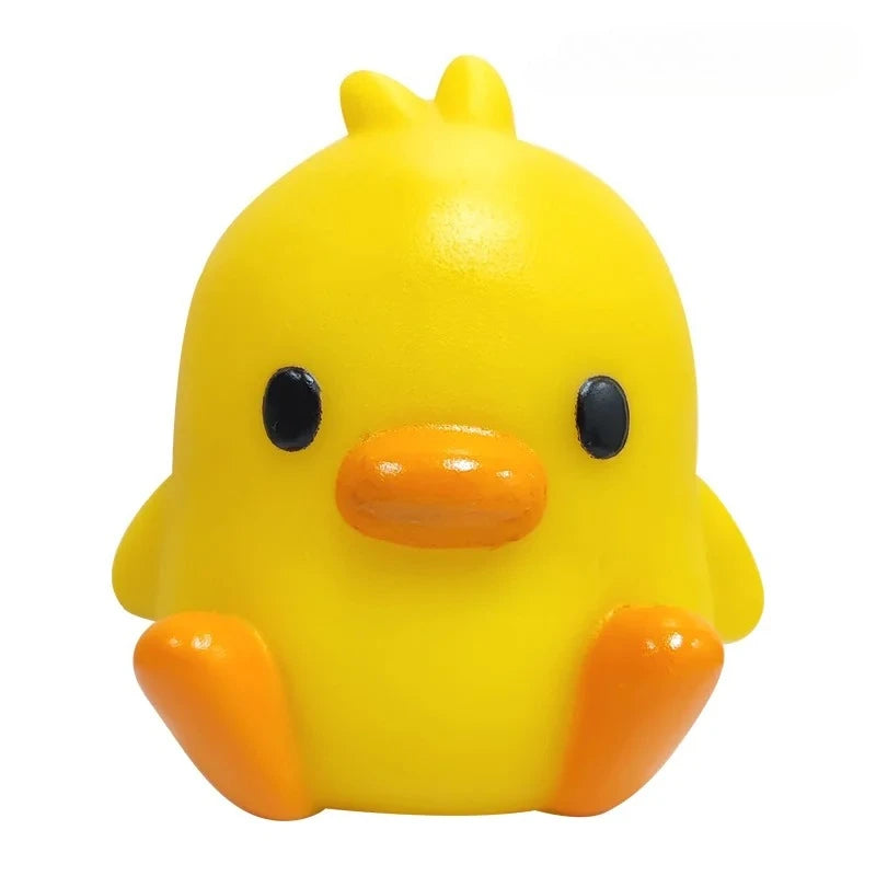 Cartoon Yellow Duck Night Light – Cute Bedside Desk Ornament Novelty Night Light Babs 1 PC YELLOW