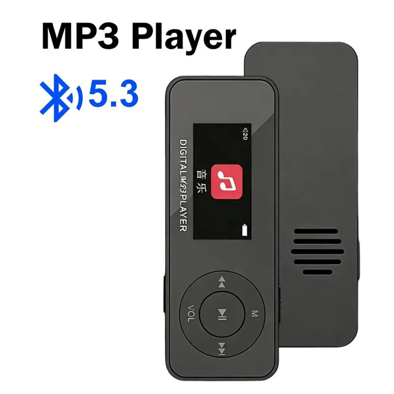 Portable MP3 Player with Screen, Built-In Speaker & FM Radio Portable MP3 Player Babs