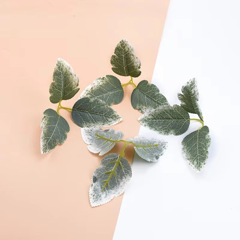 50/100Pcs Silk Green Leaves Artificial Plants – Wedding & Home Decor Artificial Silk Leaves Babs