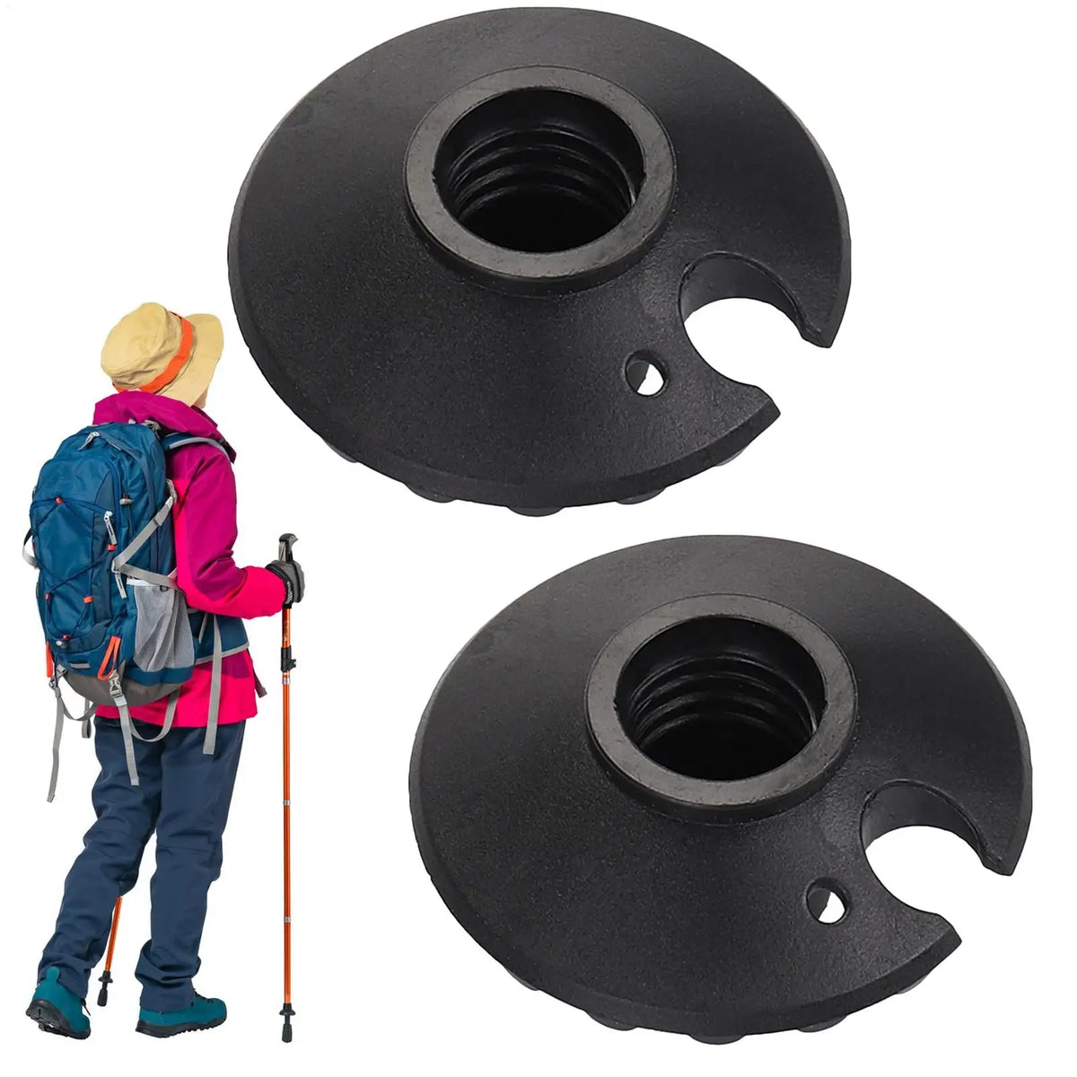 Trekking Pole Replacement Baskets – Snow, Mud & Trail Tips Trekking Pole Baskets Babs