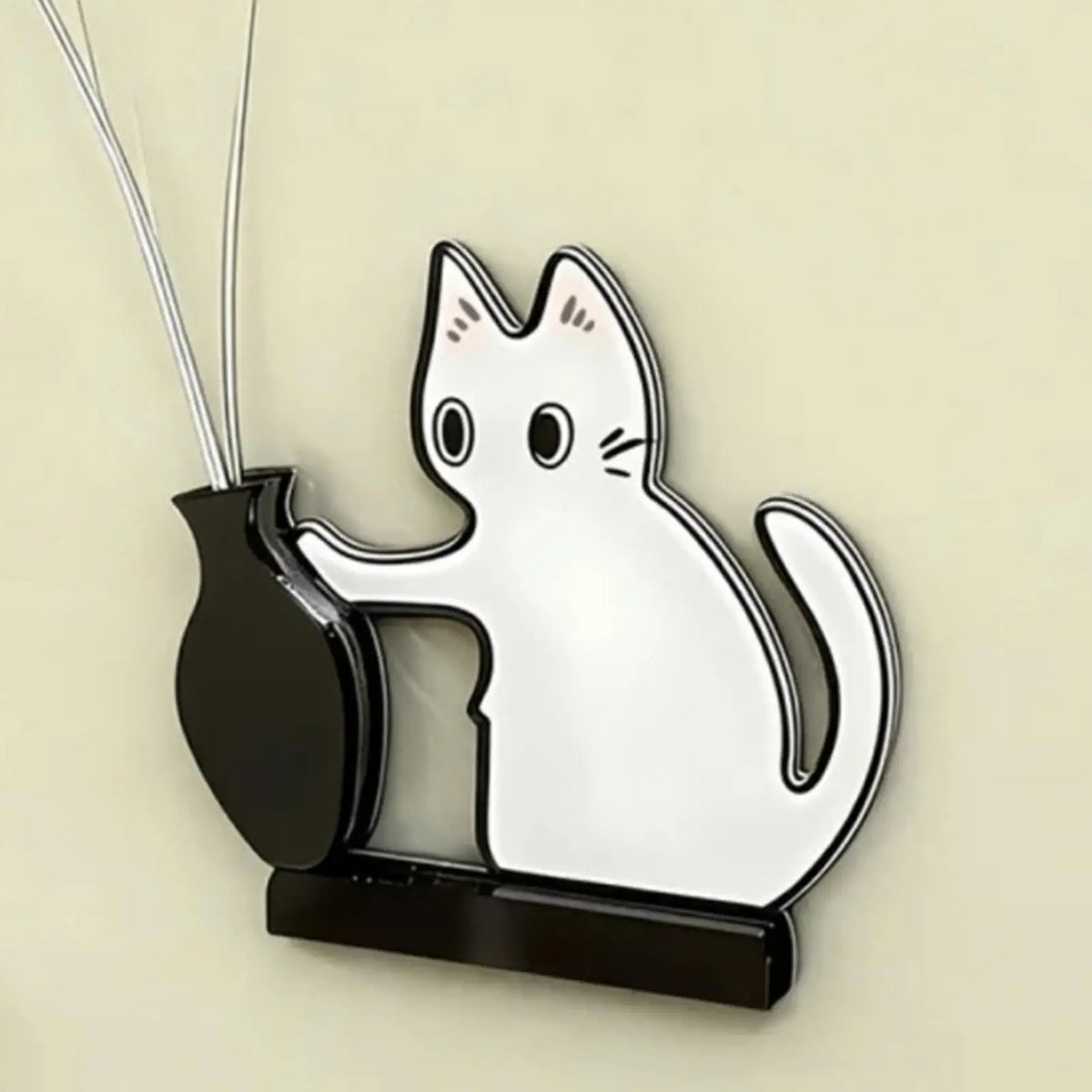 Acrylic Cat Whisker Keepsake Magnet – Cat Hair Storage Box Fridge Magnet Keepsake Babs