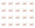 20pcs Butterfly Metal Paper Clips Gold Bookmarks | Bow Tie Shaped Paper Clips Babs rose gold