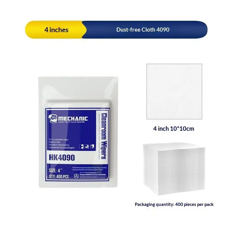 HK4090 Anti-Static Microfiber Cleanroom Wipes – LCD Screen Cleanroom Wipes Babs A3