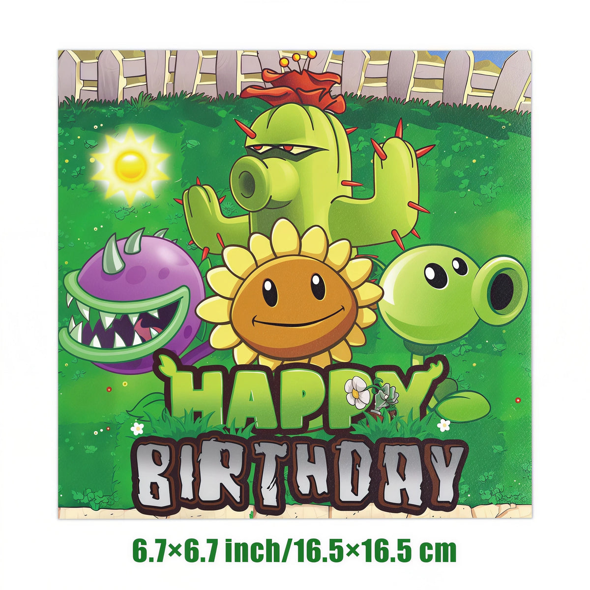 Plants vs. Zombies Birthday Party Decoration Kit Birthday Party Kit Babs 20pcs napkins