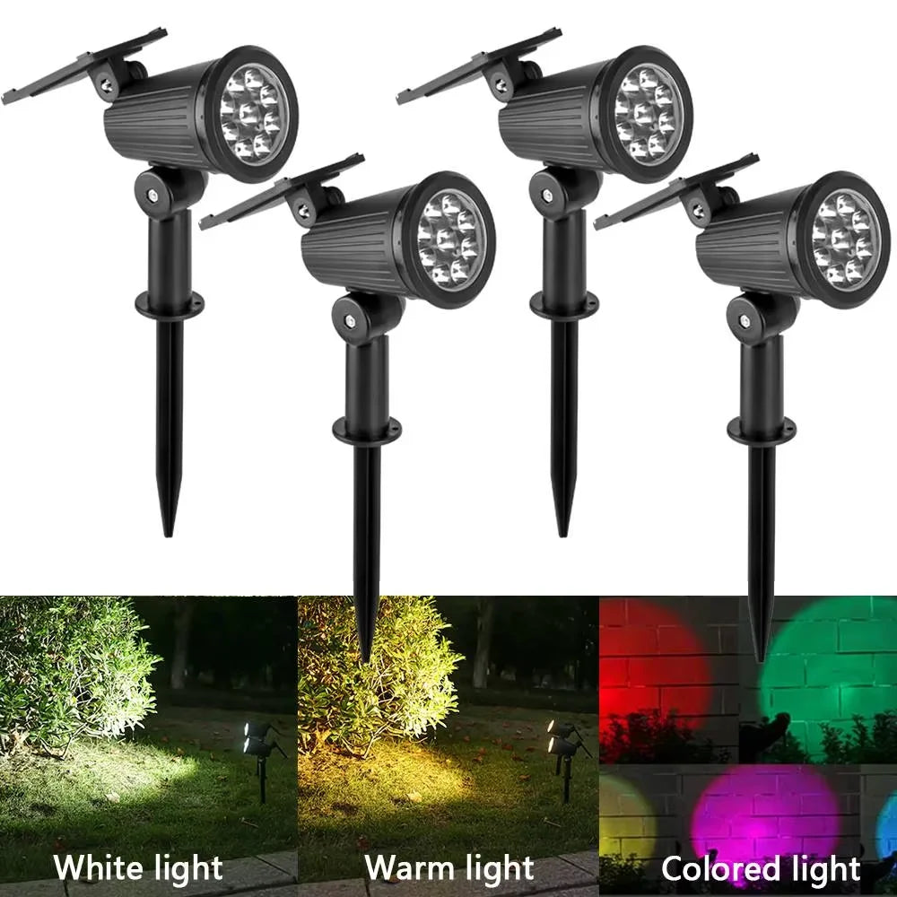 Solar LED Spotlight – Waterproof Outdoor Garden Landscape Light Solar Garden Spotlight Babs