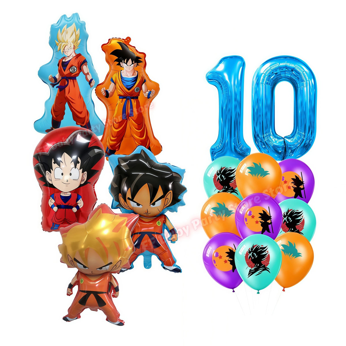 Dragon Ball Z Birthday Party Supplies – Goku Balloons, Cups & Plates