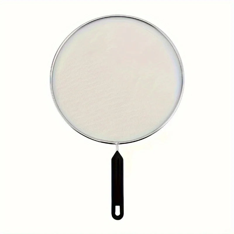 Grease Splatter Screen with Handle – Fine Mesh Frying Pan Guard Splatter Screen Babs 1pc
