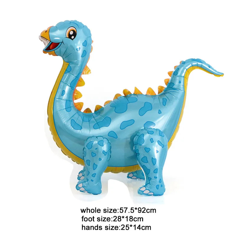 Blue Dinosaur Birthday Party Supplies – Balloons, Plates & More Party Supply Set Babs Chocolate