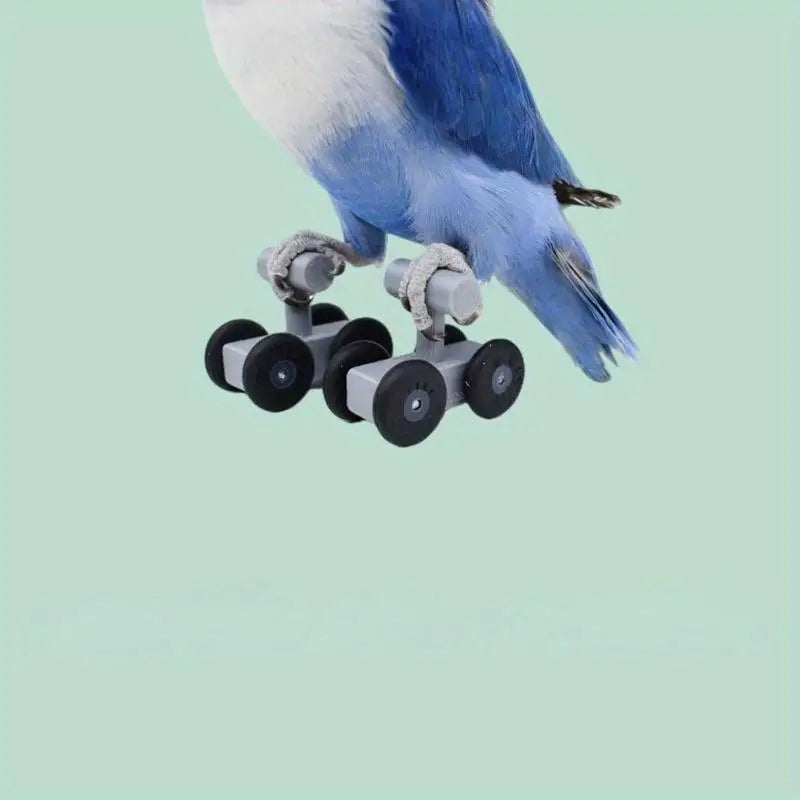 Parrot Roller Skates Toy – Bird Training Skill Prop Bird Training Toy Babs