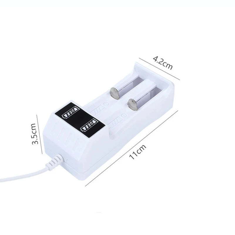 2-Slot USB Li-ion Battery Charger for 14500 & 18650 Li-ion Battery Charger Babs
