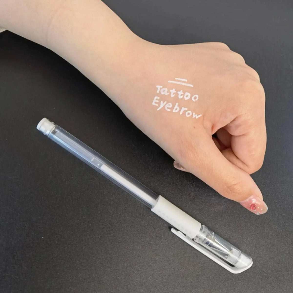White Skin Tattoo Marker Pencil | Microblading & Lip PMU Tool Skin Marker Pen Babs