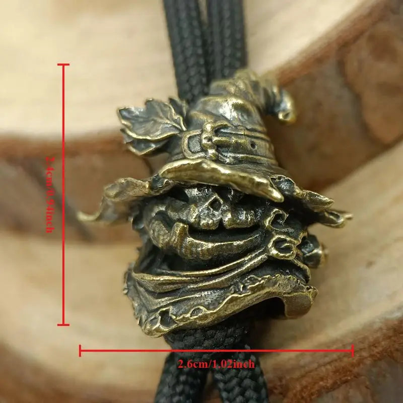 Brass EDC Traveler Knife Pendant – Paracord Outdoor Survival Gear EDC Paracord Pendant Babs