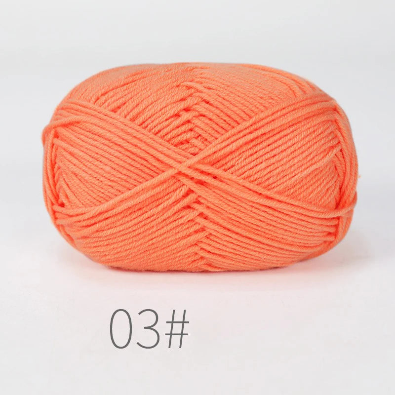 10 Balls 500g Soft Milk Cotton Yarn for Knitting & Crochet