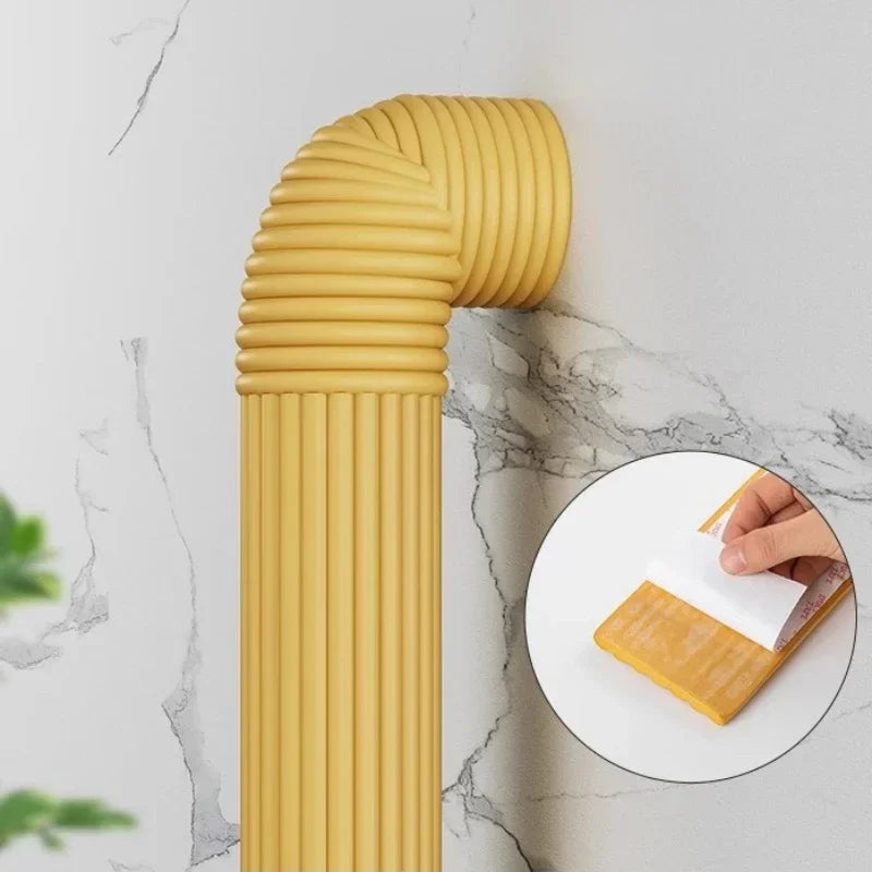 Self-Adhesive Foam Pipe Wrap – Insulation & Freeze Guard Foam Pipe Insulation Babs YELLOW 4PCS 2M