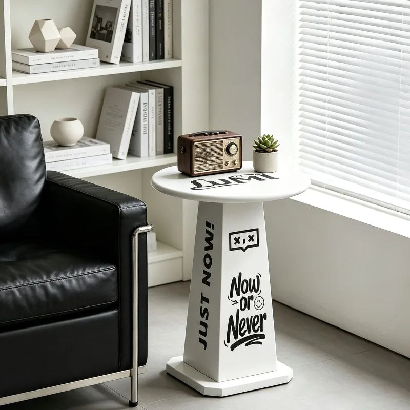 Round Metal Side Table – Modern Minimalist Living Room Coffee Table Round Side Table Babs