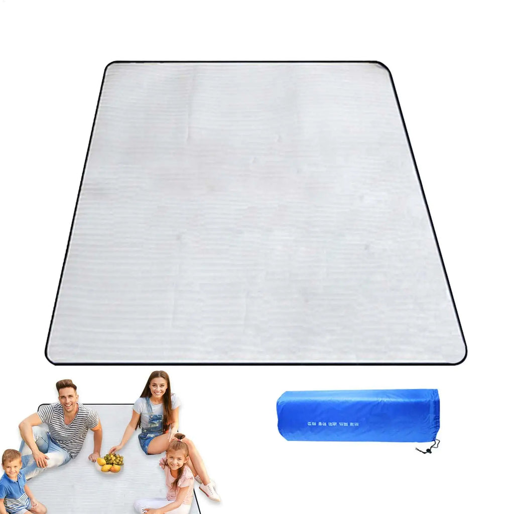 Aluminum Foil Camping Mat – Waterproof Picnic & Hiking Pad Camping Sleeping Mat Babs
