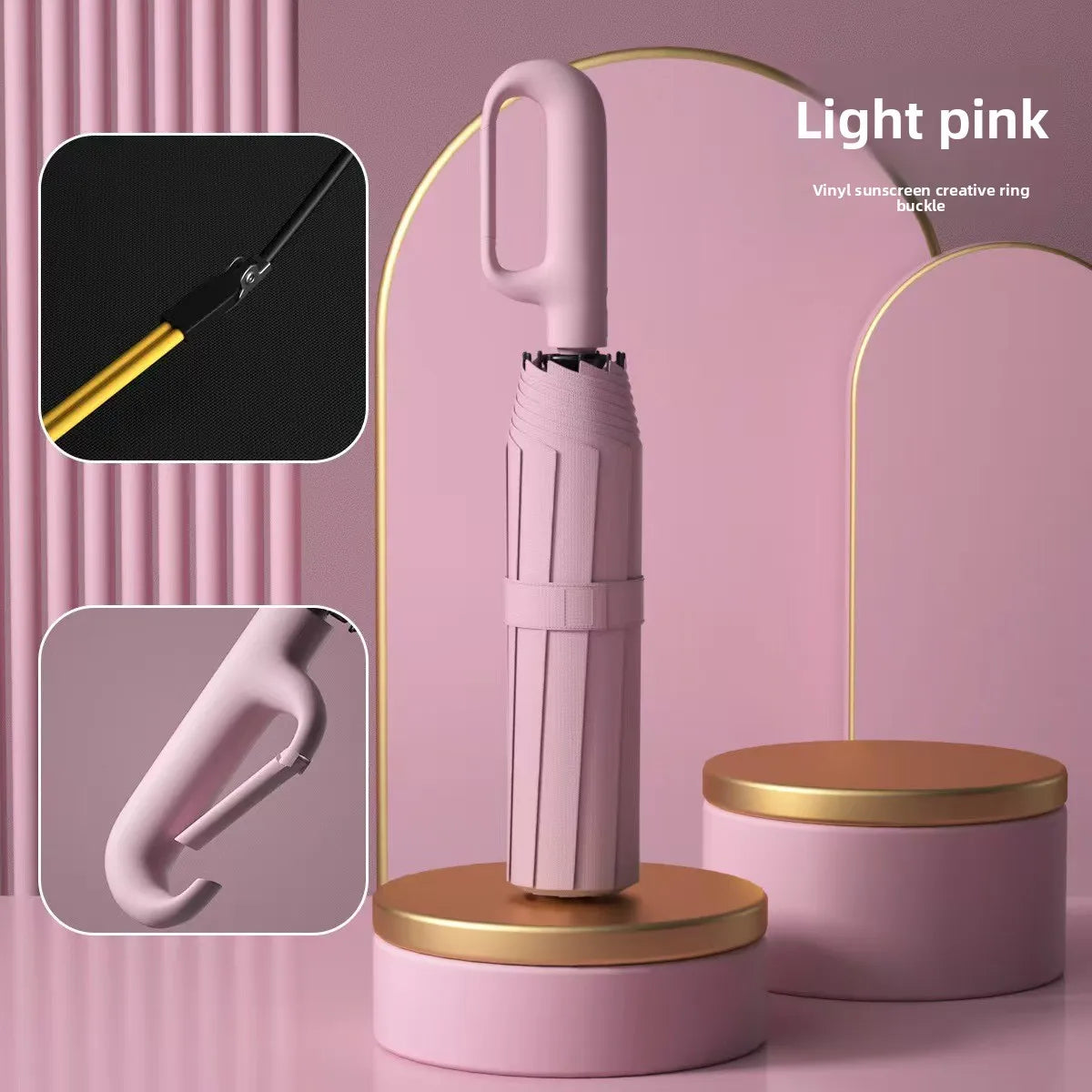 Automatic Folding Umbrella Windproof Waterproof – 60 Pack Folding Rain Umbrella Babs full-fiber 10K 4