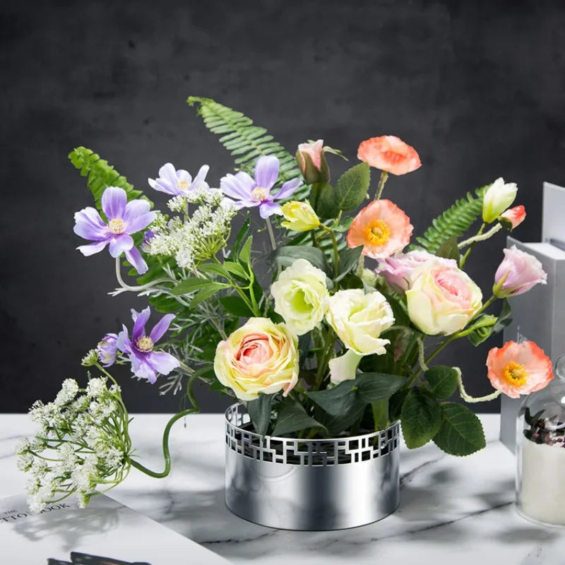 Stainless Steel Round Vase | Modern Minimalist Home Décor Decorative Vase Babs
