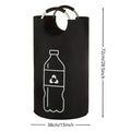 Foldable Laundry Bag & Storage Bin | Multi-Use Polyester Canvas Foldable Storage Bin Babs Black